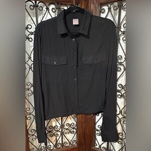 No Boundaries Classic Black Utility Shirt